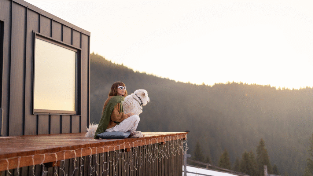 dog friendly cabin montana