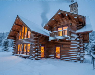 Troy MT Cabin with Fireplace