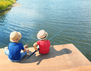 water activities for kids at Bull Lake