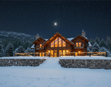 winter cabin rental montana