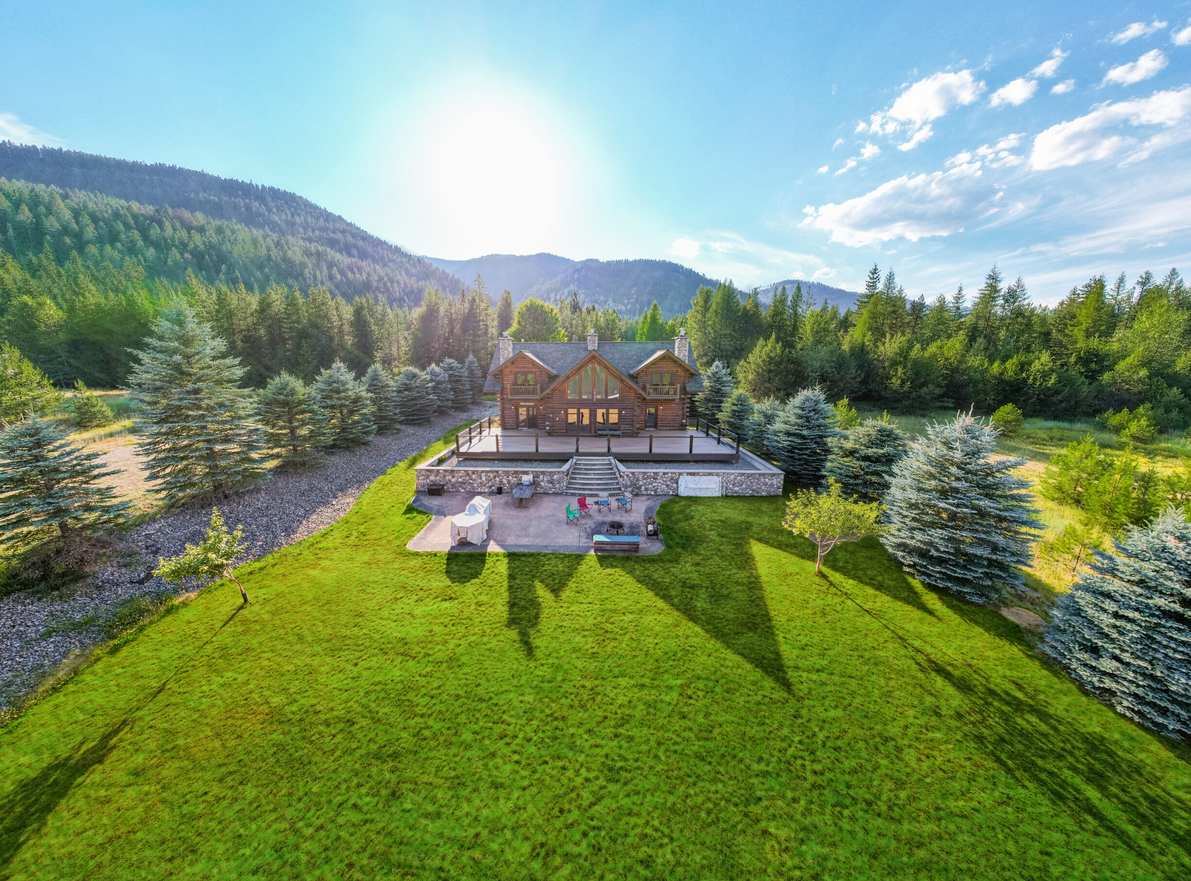 shangrilog, bull lake cabin montana